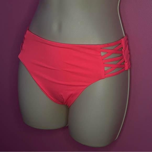 NWT Orange 2 Piece Cut Out Bikini Set - XSmall - Picture 8 of 12